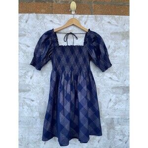 Hill House Home Athena Nap Dress Navy Glitter size small